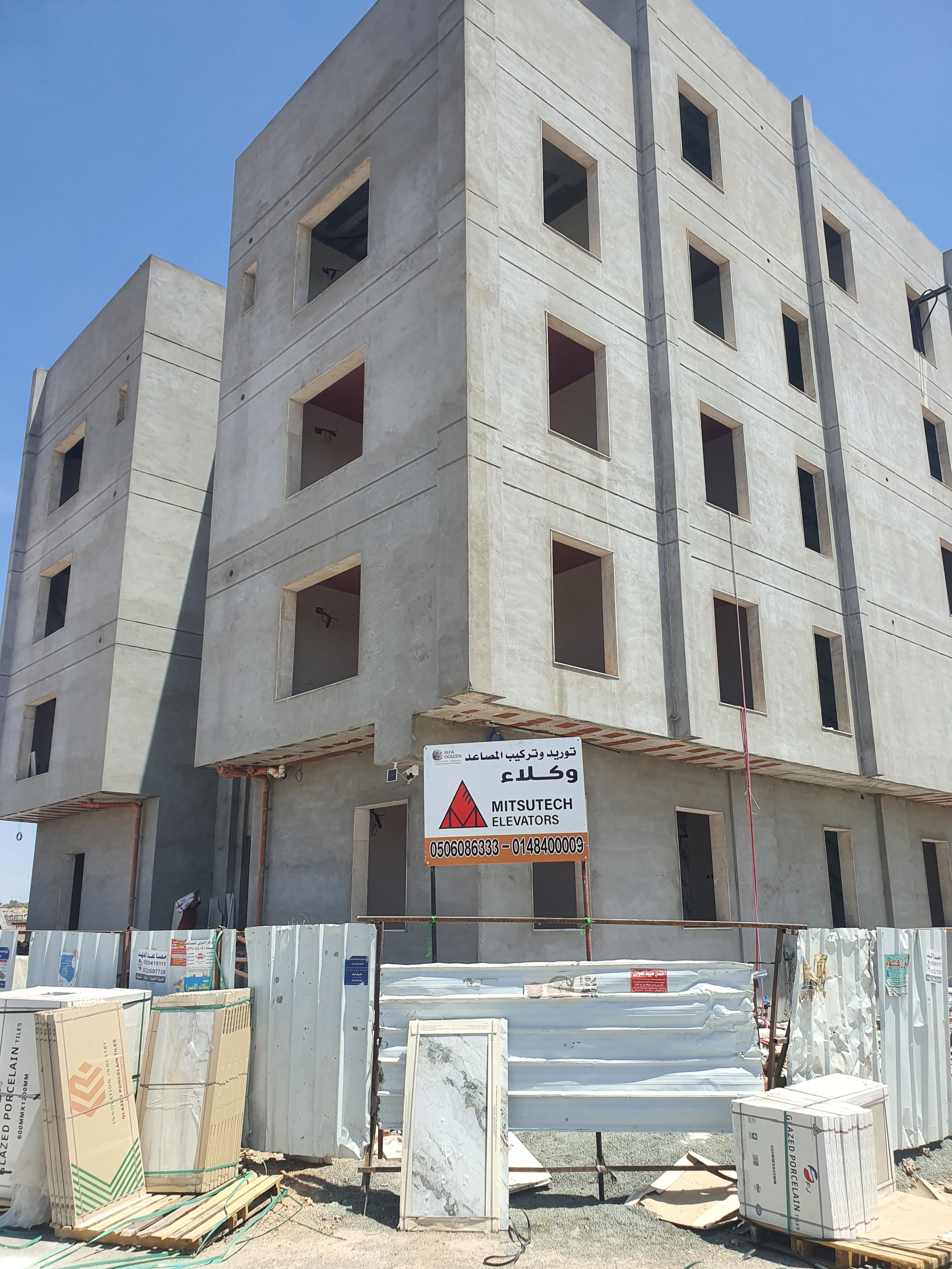 مشروع المرسى الذهبي مصاعد ميتسوتيك